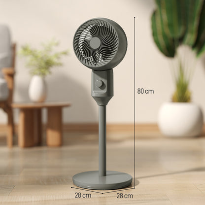 HOMCOM Air Circulator Fan in Grey