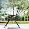 Outsunny Rattan Reclining Garden Chairs - Black