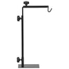 PawHut Adjustable Height and Length Reptile Lamp Stand Holder with Hook Hanging, Base - Black
