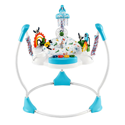 Baby Activity Center Baby Jumper and Bouncer with 6 Interactive Toys for Babies Age 6 Months +-Green