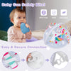 Baby Play Gym Mat 7-in-1 Tummy Time Activity with 5 Detachable Toys-Multicolor
