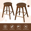 Backless Bar Stool Set of 4 360° Swivel Counter Height Bar Chairs