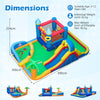 Beach-Themed Inflatable Water Slide with Climbing Wall