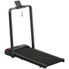 SPORTNOW Folding Treadmill Walking Pad, 2HP Portable Under Desk Treadmill with Handle, Running Jogging Walking Machine