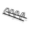 4-Bike Garage Bicycle Storage Rack-Black