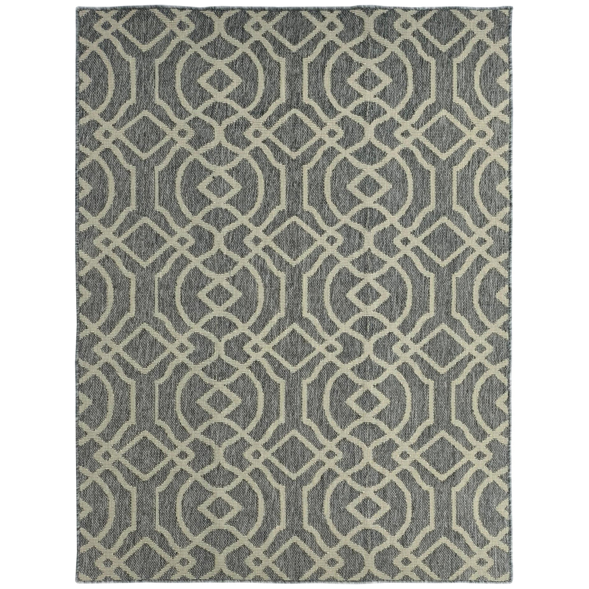 HOMCOM UV Resistant Indoor & Outdoor Area Rug in Grey