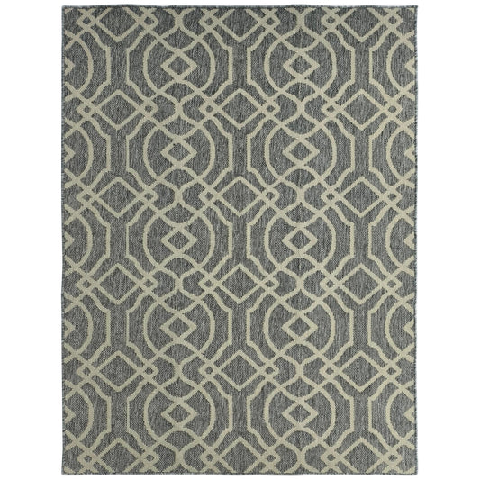HOMCOM UV Resistant Indoor & Outdoor Area Rug in Grey