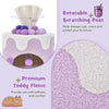 Bubble Tea Cat Tree Tower with Scratching Post-Purple