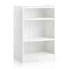 3-Tier Floor Standing Open Bookshelf with Anti-toppling Device-White