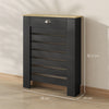 HOMCOM 95.5H x 78Wcm Radiator Cover, with Drawer - Black