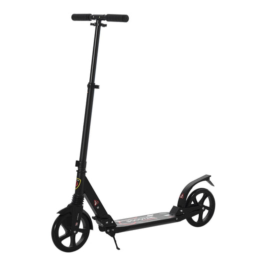 HOMCOM Folding Kick Scooter in Black