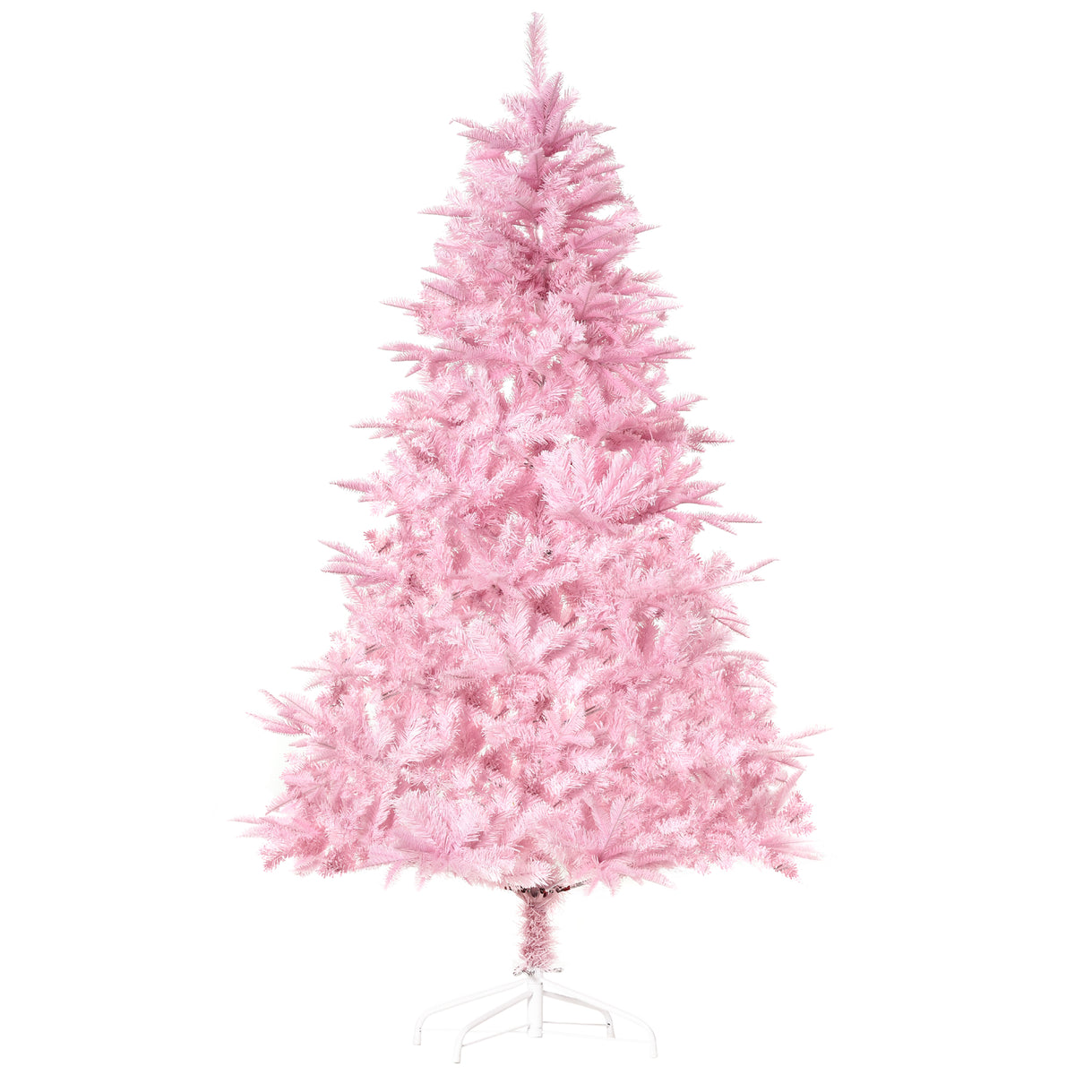HOMCOM 5FT Artificial Christmas Tree in Pink