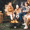Camping 44cm 58000 BTU Propane Firepit Portable Gas Fire Pit