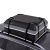 Car Rooftop Cargo Carrier Waterproof Heavy-Duty PVC Roof Bag Storage Bag-Grey-M