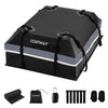 Car Rooftop Cargo Carrier Waterproof Heavy-Duty PVC Roof Bag Storage Bag-Grey-M