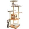 Cat Furniture with Cat litter box enclosure Semi-auto Open-top Cat Litter Box and 179cm Cat Tree