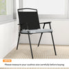 Outsunny Set of 6 Outdoor Seat Cushions with Machine Washable Cover, Water Repellent Seat Cushions Light Grey