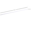 HOMCOM 6FT Rustic Interior Sliding Barn Door Mounting Hardware Kit - White
