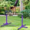 Children's Height Adjustable Gymnastics Training Bar, 90-150cm-Purple