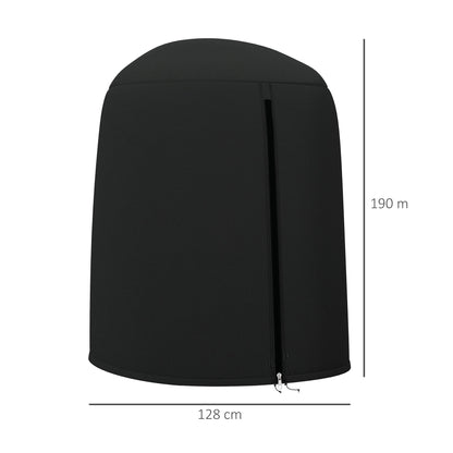 Outsunny 190 x a128cm Hanging Egg Chair Furniture Cover - Black