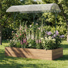 Climbing Vegetables Fruits Flowers Shelter with PVC Canopy and Metal Stand