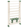 Clothes Drying Rack Foldable Laundry Drying Rack with 18 Drying Rails-Beige