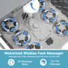 Collapsible Foot Spa Massager Bath Tub with Heat Shower and Timer-Grey