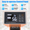 73 L/Day Commercial Dehumidifier with Drain Hose and Timer-Orange