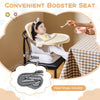 16-in-1 Convertible Baby High Chair with Removable Tray and 5-Point Harness-Beige