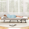 Convertible Sofa Bed 4-in-1 with 6-Position Adjustable Backrest-Beige