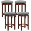 Counter Height Stool Set of 4 Swivel Bar Stool