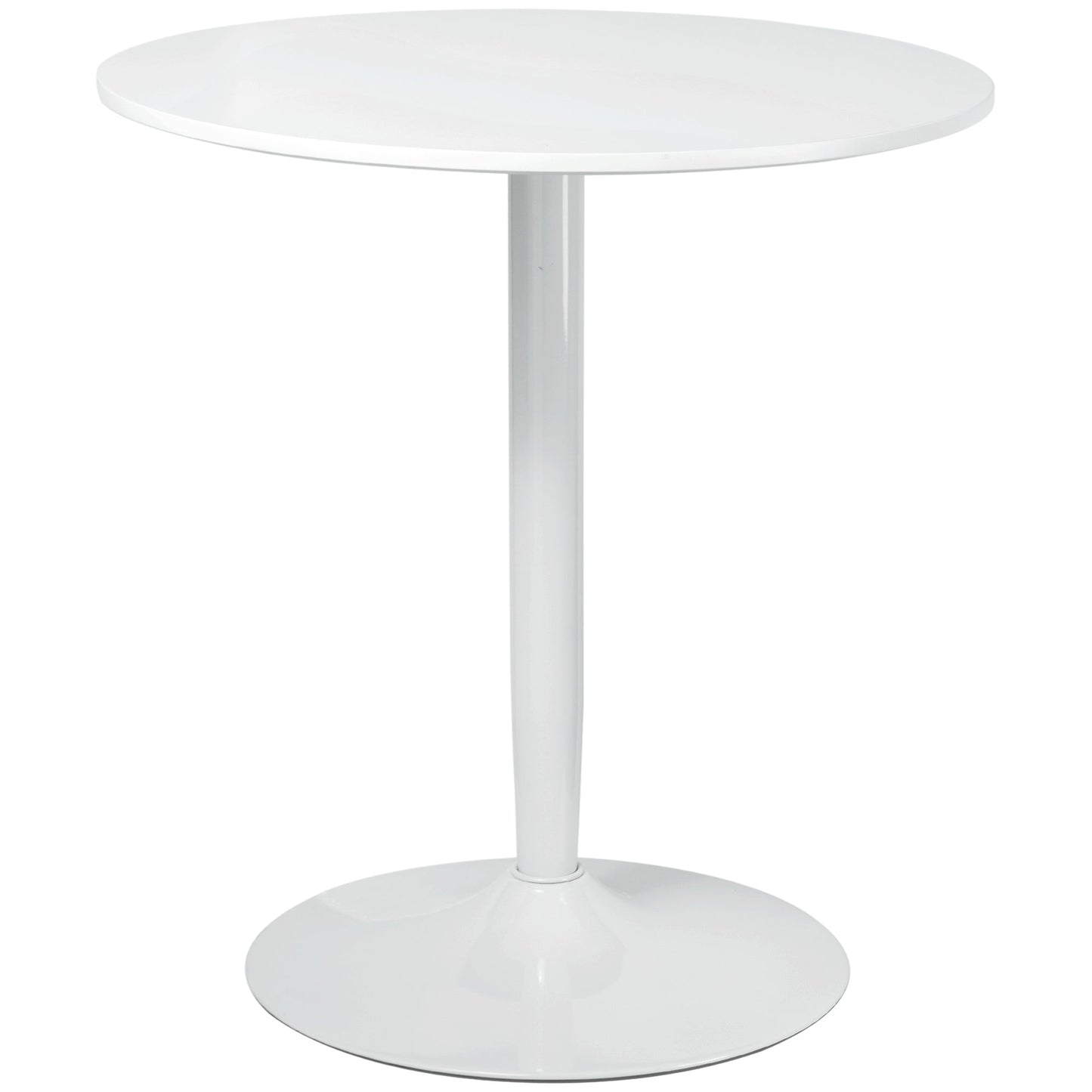 HOMCOM 75H x a70cm Two-Person Minimalistic Dining Table - White