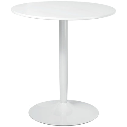 HOMCOM 75H x a70cm Two-Person Minimalistic Dining Table - White