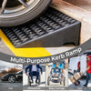 Curb Ramp 2 Pack with Predrilled Holes and 4 Expansion Bolts
