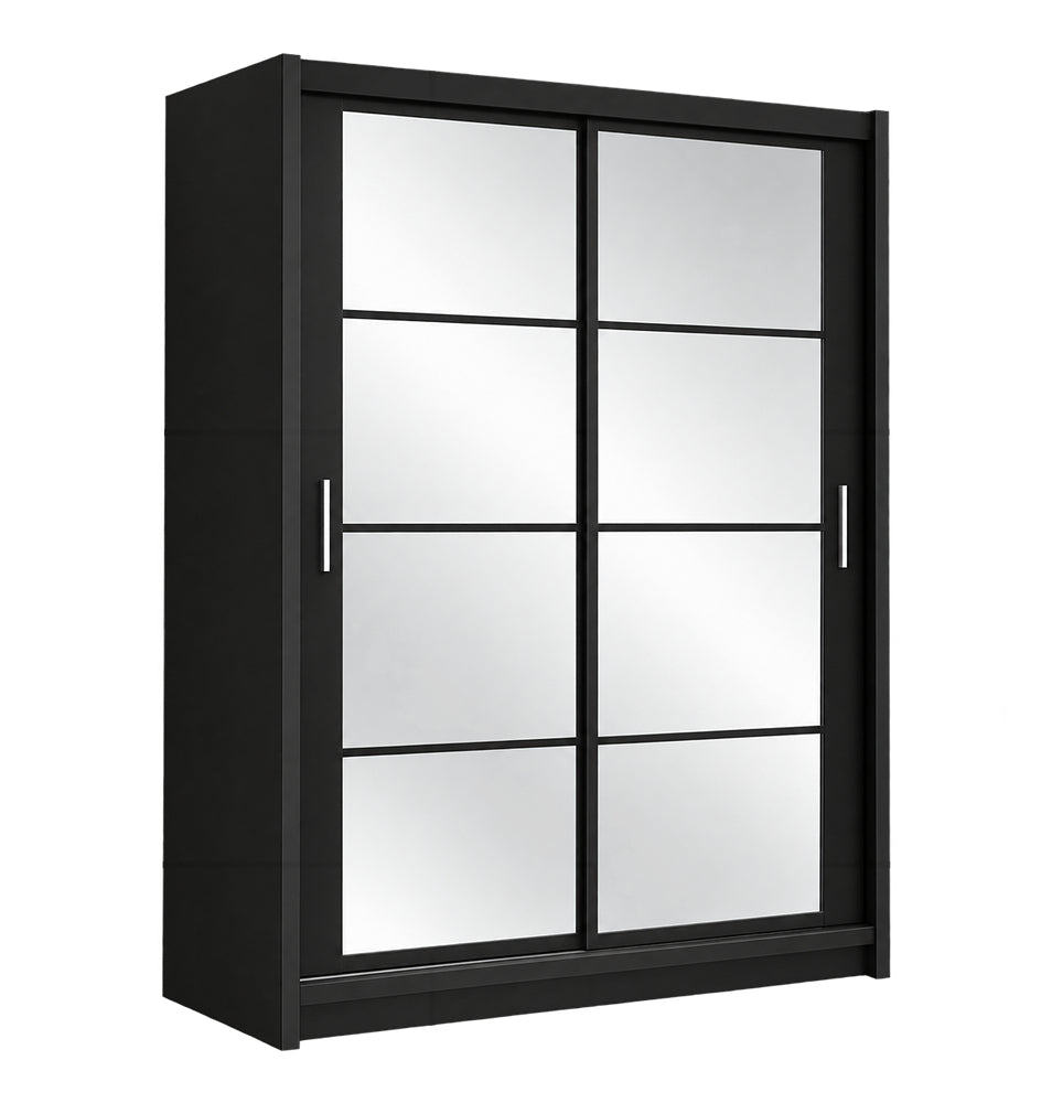 Dakota Mirrored Sliding Door Wardrobe 160cm (DAKOTA-160)