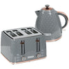 HOMCOM 3kW Rapid Boil Honeycomb Kettle - Grey