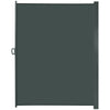 Outsunny 3x2m Retractable Sun Side Awning Screen Fence Patio Garden Wall Balcony Screening Panel Outdoor Blind Privacy Divider, Grey