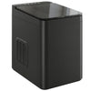 HOMCOM Countertop Ice Maker Machine Self-Cleaning Compact Ice Machine with Ice Scoop and Basket Black