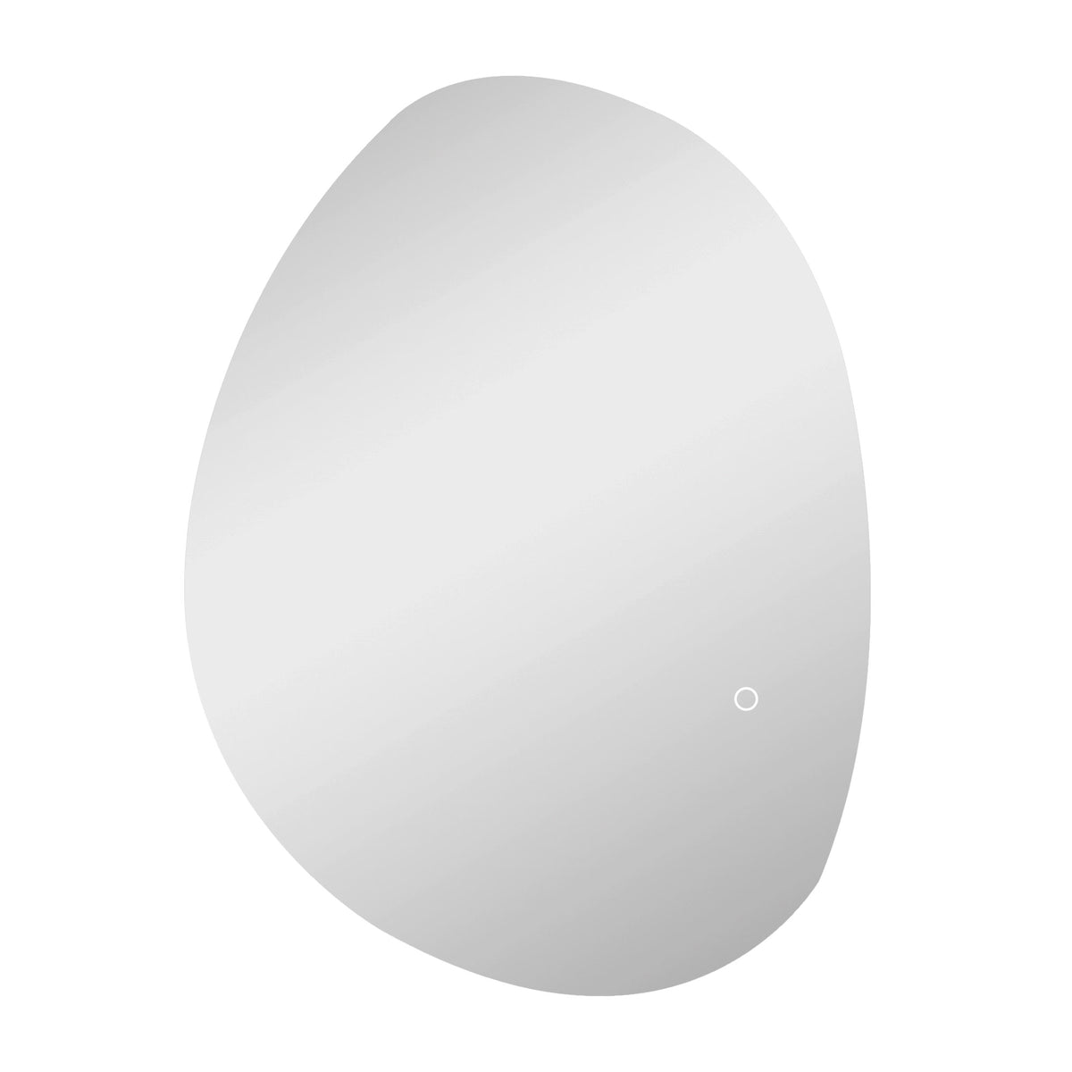 HOMCOM Bathroom Mirror with LED Lights in Silver