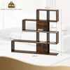 5-Tier Display and Storage Bookshelf for Home and Office-Rustic Brown