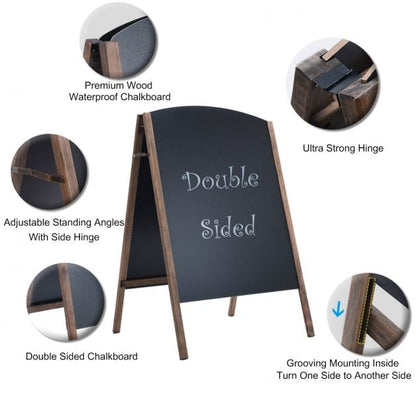 Double Sided A Frame- ChalkBoard Sign Set of 2