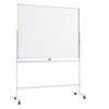 Double-Sided Magnetic Dry Erase Board with Stand-White
