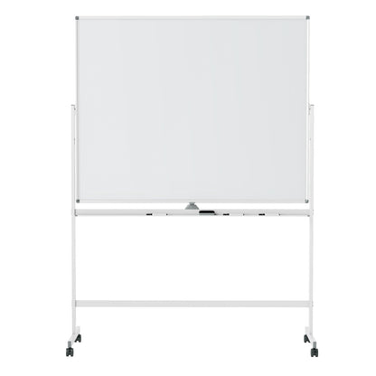 Double-Sided Magnetic Dry Erase Board with Stand-White