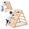 Double Sided Triangle Climber with Colorful Climbing Rocks
