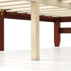 Double/King Size Bed Frame with Retro Headboard and Under-Bed Storage Space-Double Size