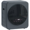 HOMCOM Vented Tumble Dryer, 4kg Front Tumble Dryer with Stainless Steel Tub, 800W Compact Freestanding Grey