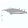 Outsunny Garden Patio Manual Awning Canopy Sun Shade Shelter Retractable 4 Size 5 Colour