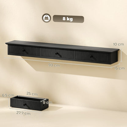 HOMCOM Shelf in Black
