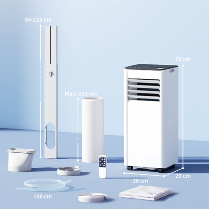 HOMCOM Portable Air Conditioner 5000 BTU in White