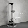 SPORTNOW Wall Mount Cable Machine, 15 Positions Adjustable Cable Crossover Machine Dual Pulley System for Home Gym